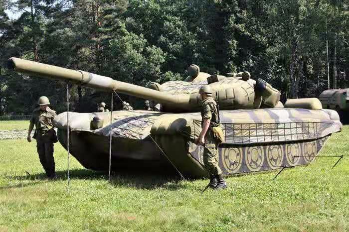 贵州部队充气坦克